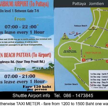 Jomtien Plaza Suite Apartments מראה חיצוני תמונה