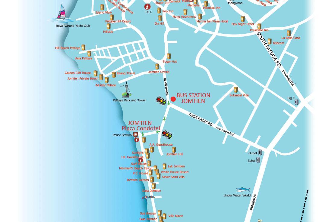 Jomtien Plaza Suite Apartments מראה חיצוני תמונה