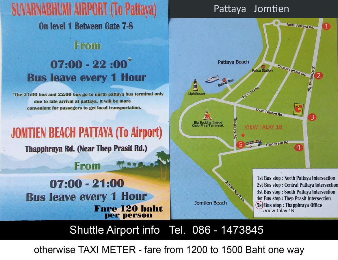 Jomtien Plaza Suite Apartments מראה חיצוני תמונה